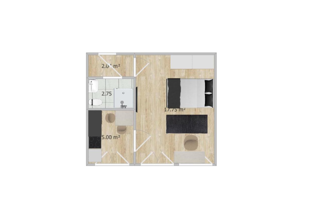 Helles Design-Appartement An Der Messe Essen Ngoại thất bức ảnh